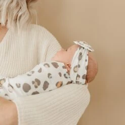 Copper Pearl Knit Swaddle Blanket | Millie -The Baby's Crib CPBSSA21ACWEB 33