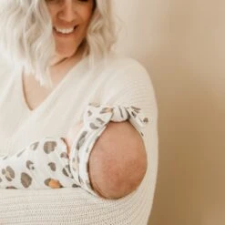 Copper Pearl Knit Swaddle Blanket | Millie -The Baby's Crib CPBSSA21ACWEB 34