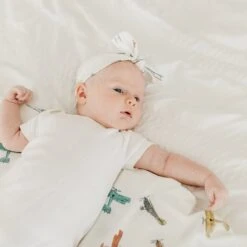 Copper Pearl Knit Headband Bow | Ace -The Baby's Crib CPBSSA21ACWEB 67copy