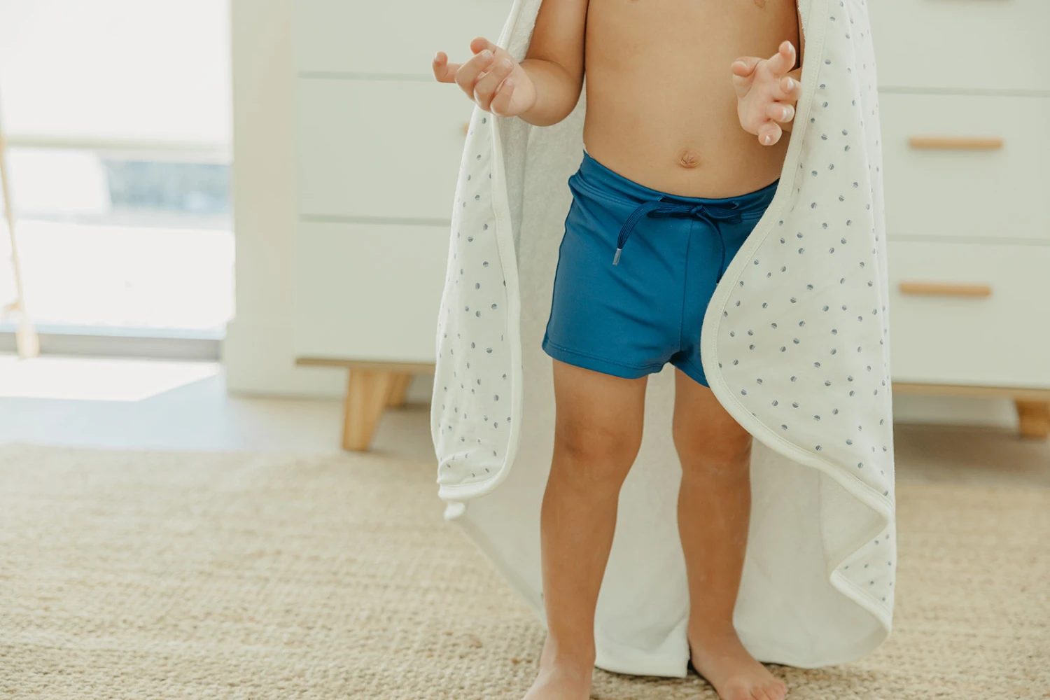 Copper Pearl Premium Knit Hooded Towel | Haze 6 Copper Pearl Premium Knit Hooded Towel | Haze - Image 4