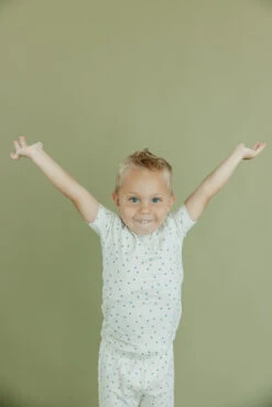 Copper Pearl 2-Piece Short Sleeve Pajama Set | Haze -The Baby's Crib CPBackToSchool23AC 517