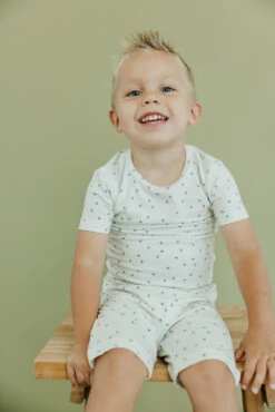 Copper Pearl 2-Piece Short Sleeve Pajama Set | Haze -The Baby's Crib CPBackToSchool23AC 522