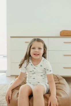 Copper Pearl 2-Piece Short Sleeve Pajama Set | Dream -The Baby's Crib CPBackToSchool23AC 530