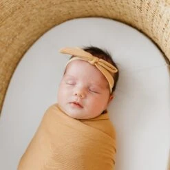 Copper Pearl Ribbon Nylon Bow | Dune -The Baby's Crib CPCAAC21AUGWEB 174copy