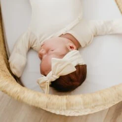 Copper Pearl Knit Headband Bow | Yuma -The Baby's Crib CPCAAC21AUGWEB 185copy