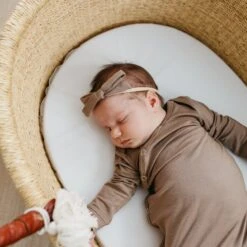 Copper Pearl Ribbon Nylon Bow | Gobi -The Baby's Crib CPCAAC21AUGWEB 219copy