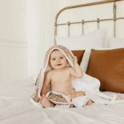 Copper Pearl Premium Knit Hooded Towel | Fawn -The Baby's Crib CPCC21MNLSACWEB 540