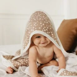 Copper Pearl Premium Knit Hooded Towel | Fawn -The Baby's Crib CPCC21MNLSACWEB 547