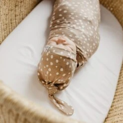 Copper Pearl Top Knot Hat | Fawn -The Baby's Crib CPCC21MNLSACWEB 83