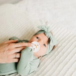 Copper Pearl Knotted Gown | Briar -The Baby's Crib CPEHD20AC 262