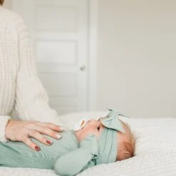 Copper Pearl Knotted Gown | Briar -The Baby's Crib CPEHD20AC 266