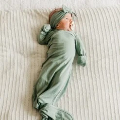 Copper Pearl Knotted Gown | Briar -The Baby's Crib CPEHD20AC 273