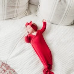 Copper Pearl Knotted Gown | Mara -The Baby's Crib CPEHD20AC 304