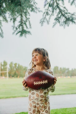 Copper Pearl 2-Piece Long Sleeve Pajama Set | Blitz -The Baby's Crib CPFOOTBALL23AC 58
