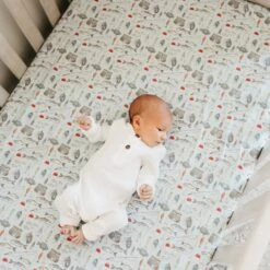 Copper Pearl Premium Knit Fitted Crib Sheet | Trout -The Baby's Crib CPG21ACWEB 177 2e8e9b12 8ced 4b6a b211 acfc1148783a