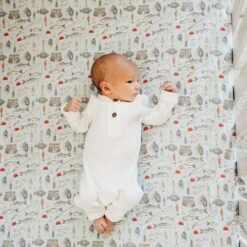 Copper Pearl Premium Knit Fitted Crib Sheet | Trout -The Baby's Crib CPG21ACWEB 180 a8b14e09 6b24 4c8b a4e1 9cfa0b6b0ffa