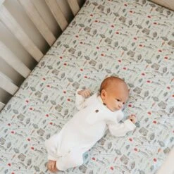 Copper Pearl Premium Knit Fitted Crib Sheet | Trout -The Baby's Crib CPG21ACWEB 181 0cbf707f a6c8 46d7 b755 3790ed3782d1