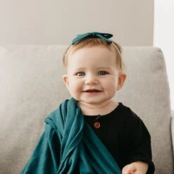 Copper Pearl Ribbon Nylon Bow | Jaspar -The Baby's Crib CPHHFLB21ACWEB 113