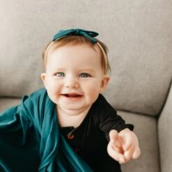 Copper Pearl Ribbon Nylon Bow | Jaspar -The Baby's Crib CPHHFLB21ACWEB 114