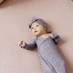 Copper Pearl Knotted Gown | Violet -The Baby's Crib CPHHJ21ACWEB 157