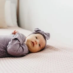 Copper Pearl Knotted Gown | Violet -The Baby's Crib CPHHJ21ACWEB 162