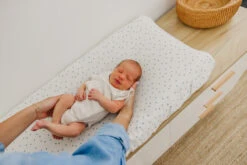 Copper Pearl Premium Knit Diaper Changing Pad Cover | Haze -The Baby's Crib CPHPJ2S23ACWEB 86