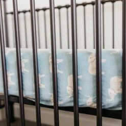 Copper Pearl Premium Knit Fitted Crib Sheet | Peanut -The Baby's Crib CPJULY21ACWEB 777