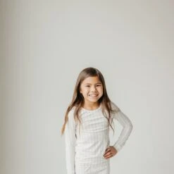 Copper Pearl 2-Piece Long Sleeve Pajama Set | Coastal 11 Copper Pearl 2-Piece Long Sleeve Pajama Set | Coastal -The Baby's Crib CPJan5AC23WEB 231