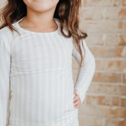 Copper Pearl 2-Piece Long Sleeve Pajama Set | Coastal 14 Copper Pearl 2-Piece Long Sleeve Pajama Set | Coastal -The Baby's Crib CPJan5AC23WEB 297