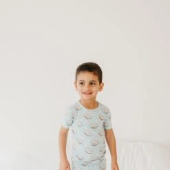 Copper Pearl 2-Piece Short Sleeve Pajama Set | S'mores -The Baby's Crib CPJan5AC23WEB 42
