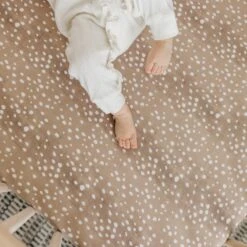 Copper Pearl Premium Knit Fitted Crib Sheet | Fawn -The Baby's Crib CPLGH21ACWEB 64copy