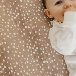 Copper Pearl Premium Knit Fitted Crib Sheet | Fawn -The Baby's Crib CPLGH21ACWEB 67copy