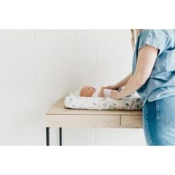 Copper Pearl Premium Knit Diaper Changing Pad Cover | Rex -The Baby's Crib CPLLS321ACWEB 360