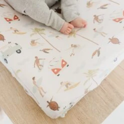 Copper Pearl Premium Knit Diaper Changing Pad Cover | Maui -The Baby's Crib CPLLS321ACWEB 417