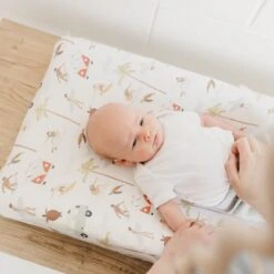 Copper Pearl Premium Knit Diaper Changing Pad Cover | Maui -The Baby's Crib CPLLS321ACWEB 420