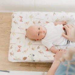 Copper Pearl Premium Knit Diaper Changing Pad Cover | Maui -The Baby's Crib CPLLS321ACWEB 421