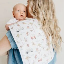 Copper Pearl Premium Burp Cloths | Maui 21 Copper Pearl Premium Burp Cloths | Maui -The Baby's Crib CPLLS321ACWEB 435