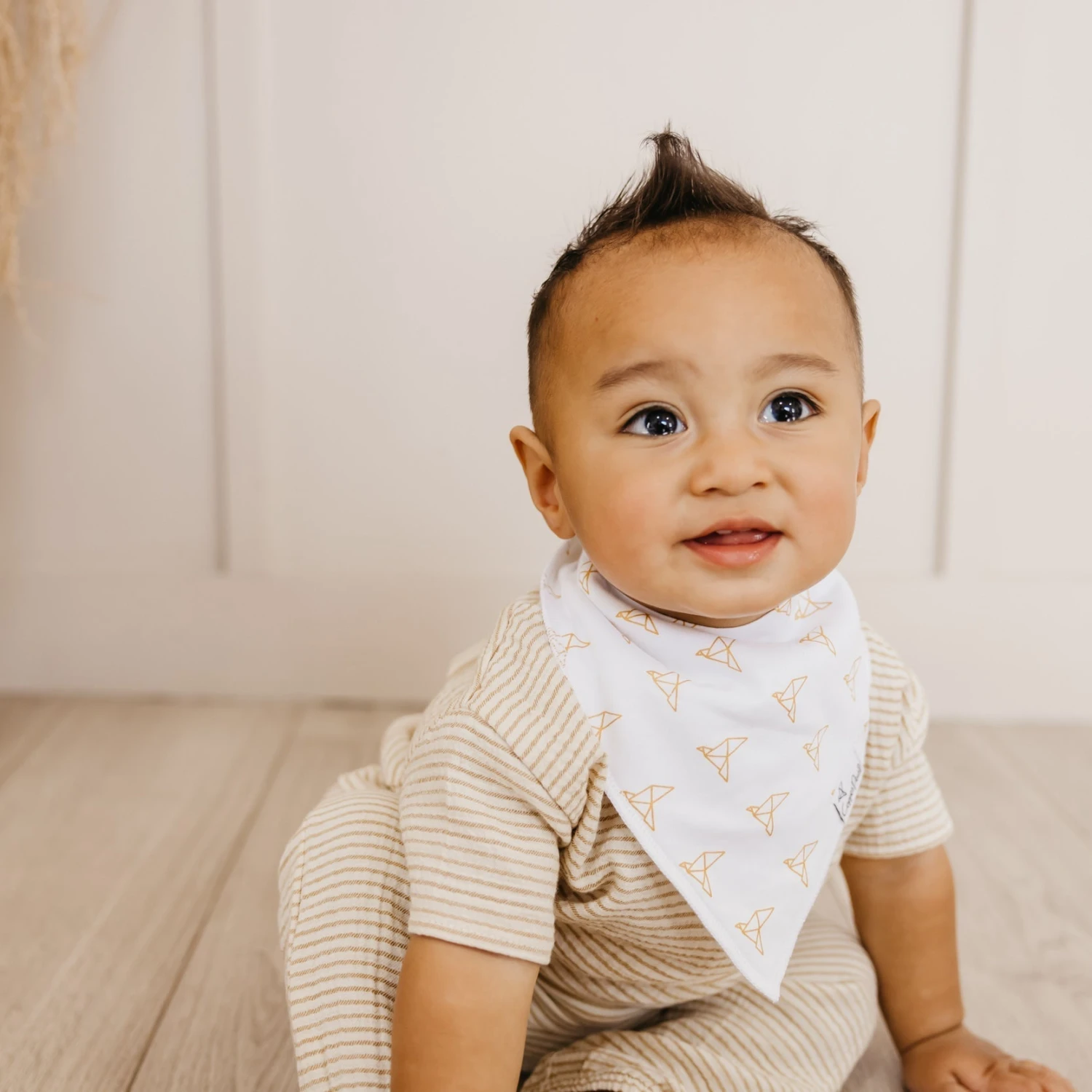 Copper Pearl Baby Bandana Bibs | Haven 6 Copper Pearl Baby Bandana Bibs | Haven - Image 4