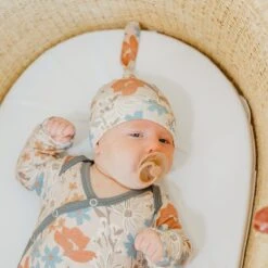 Copper Pearl Knotted Gown | Eden -The Baby's Crib CPLLSJ22ACB3WEB 21