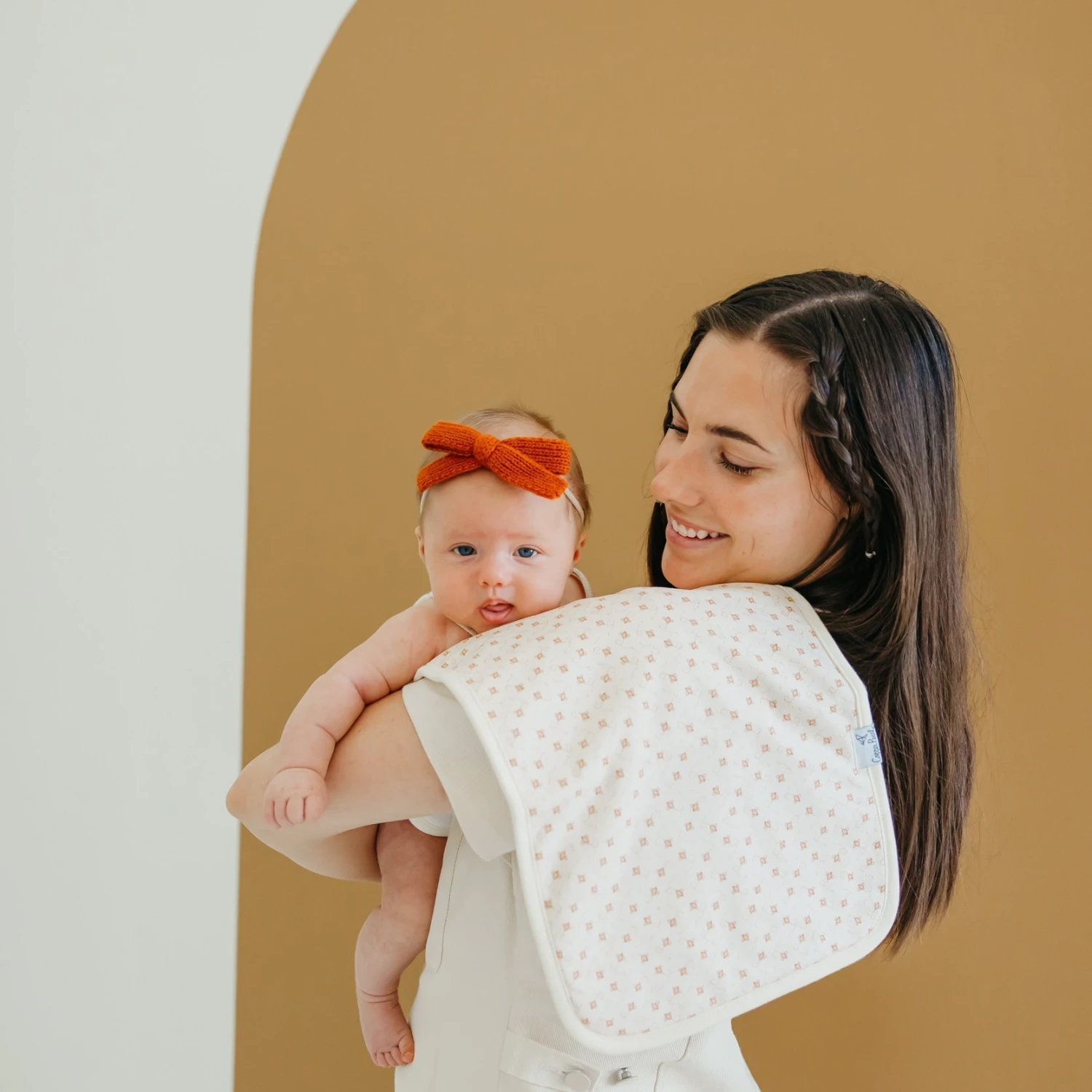 Copper Pearl Premium Burp Cloths | Eden 5 Copper Pearl Premium Burp Cloths | Eden - Image 3