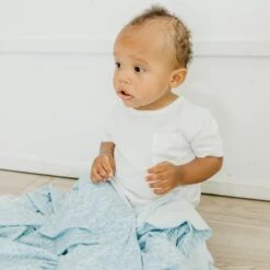 Copper Pearl Knit Swaddle Blanket | Lennon -The Baby's Crib CPLLSJULYS21ACWEB 175