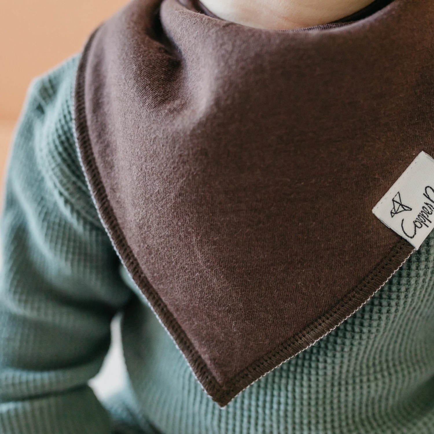 Copper Pearl Baby Bandana Bibs | Dune 10 Copper Pearl Baby Bandana Bibs | Dune - Image 8