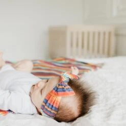 Copper Pearl Knit Headband Bow | Serape 9 Copper Pearl Knit Headband Bow | Serape -The Baby's Crib CPLSSM21ACWEB 203