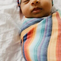 Copper Pearl Knit Swaddle Blanket | Serape -The Baby's Crib CPLSSM21ACWEB 223copy