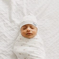 Copper Pearl Knit Swaddle Blanket | Shine -The Baby's Crib CPLSSM21ACWEB 32