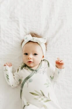 Copper Pearl Knit Headband Bow | Haven -The Baby's Crib CPLSSM21ACWEB 50