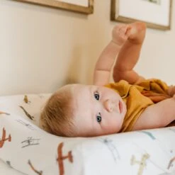 Copper Pearl Premium Knit Diaper Changing Pad Cover | Ace -The Baby's Crib CPM21MSGWEB 187