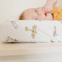 Copper Pearl Premium Knit Diaper Changing Pad Cover | Ace -The Baby's Crib CPM21MSGWEB 193