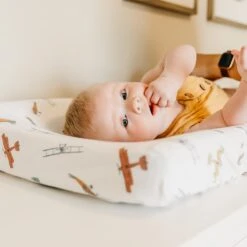 Copper Pearl Premium Knit Diaper Changing Pad Cover | Ace -The Baby's Crib CPM21MSGWEB 195