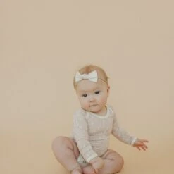 Copper Pearl Long Sleeve Bodysuit | Sandy -The Baby's Crib CPMAY2HR23ACWEB 193